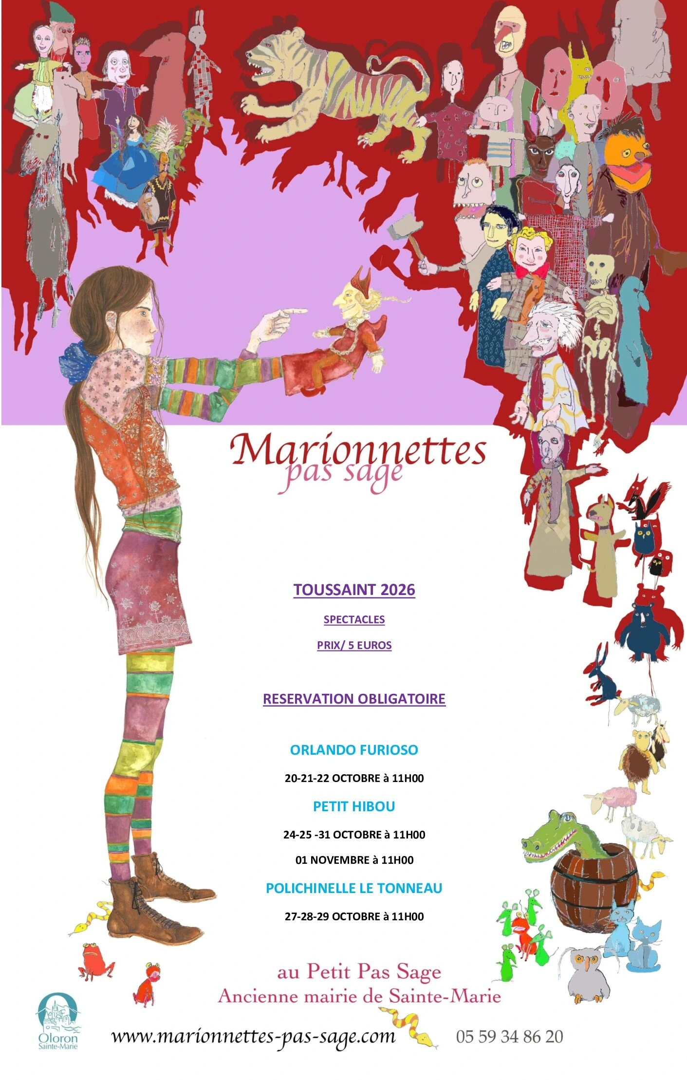 Spectacle Marionnettes Pas Sage "Petit hibou "