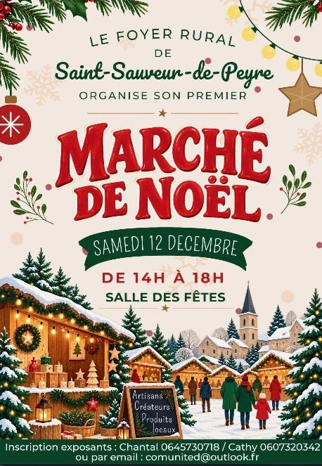 MARCHÉ DE NOËL DE SAINT-SAUVEUR-DE-PEYRE