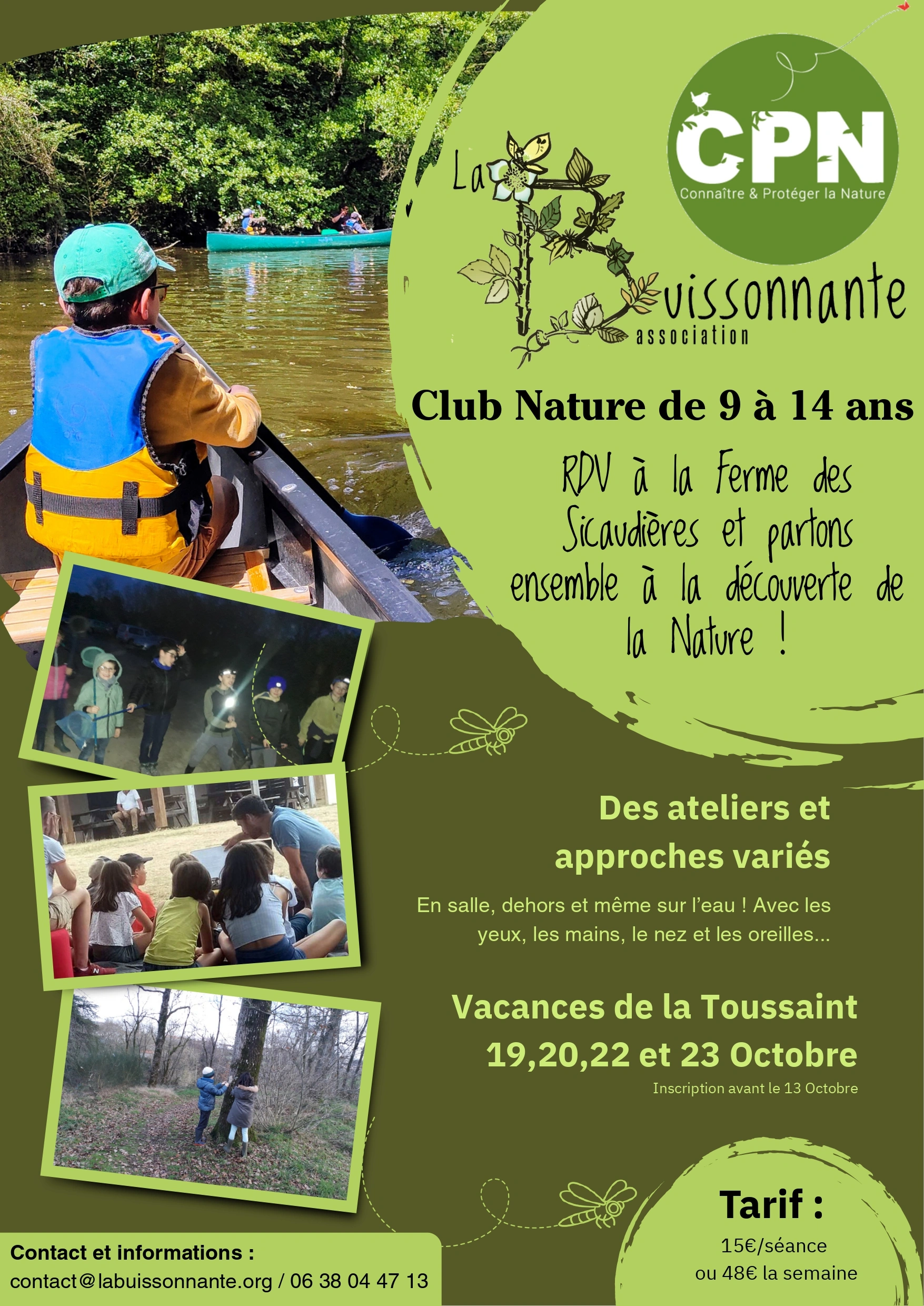 Club Nature - À la recherche des insectes de l'automne