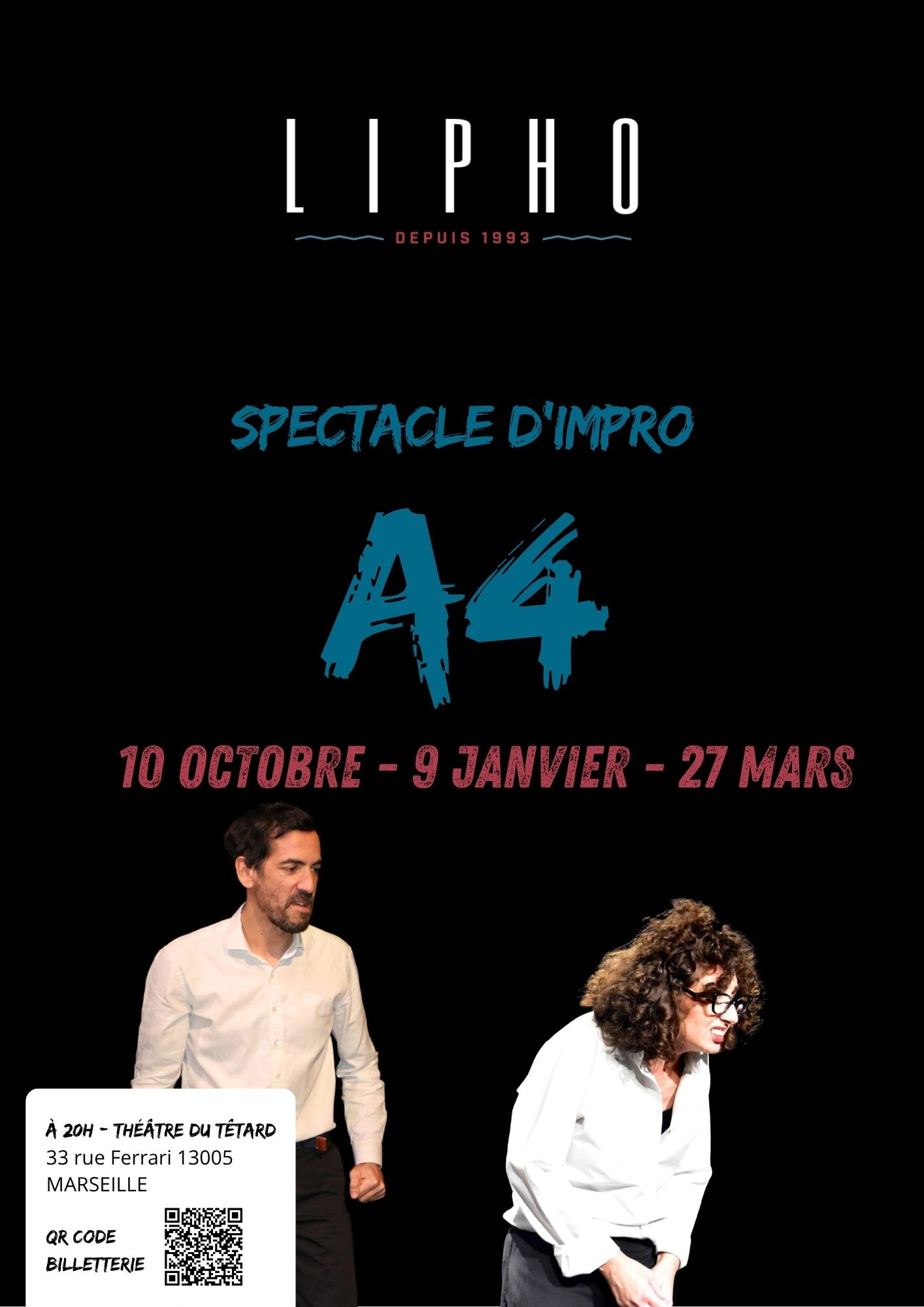 A4 – Spectacle d’improvisation mid-form