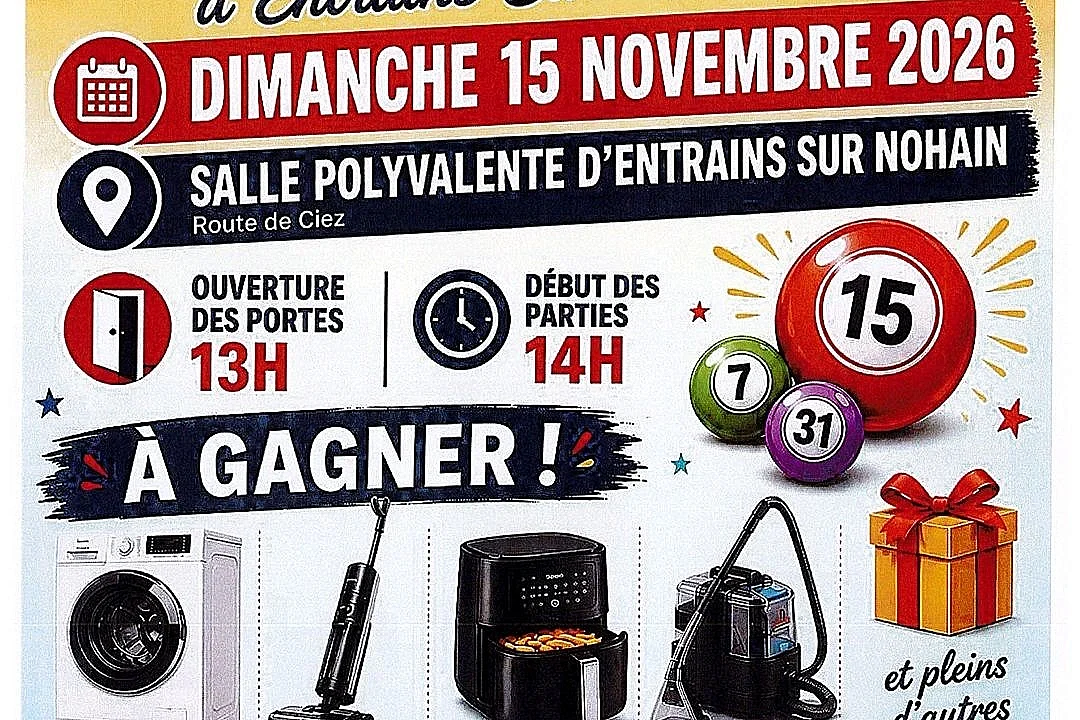 Loto des Sapeurs Pompiers d'Entrains-sur-Nohain