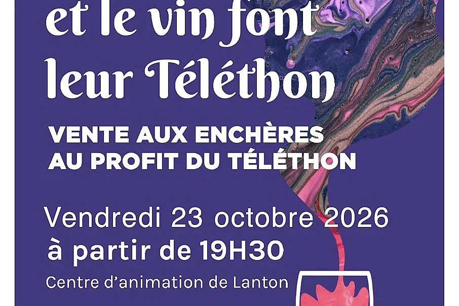 L'art et le vin font leur Téléthon