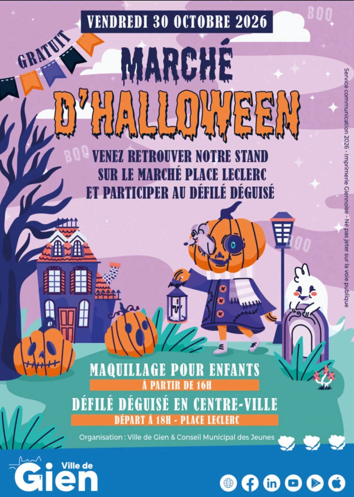 Marché d'halloween