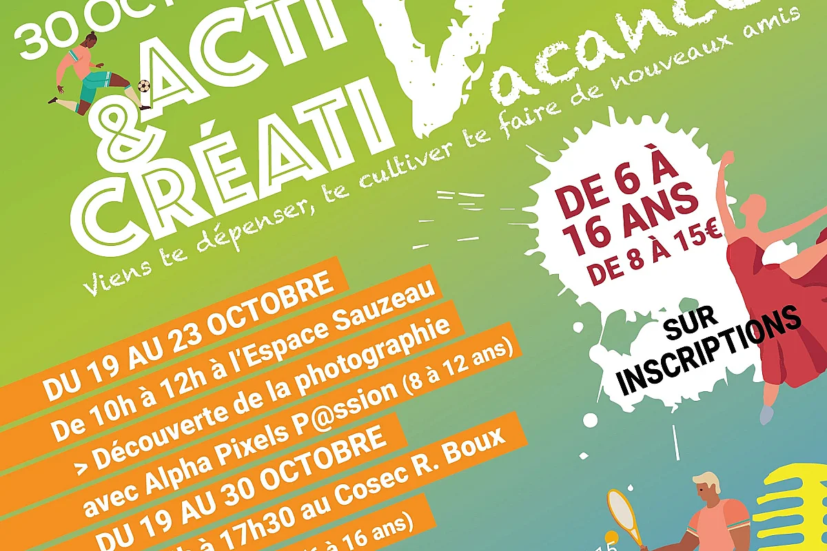 Acti’Vacances et Créati'vacances
