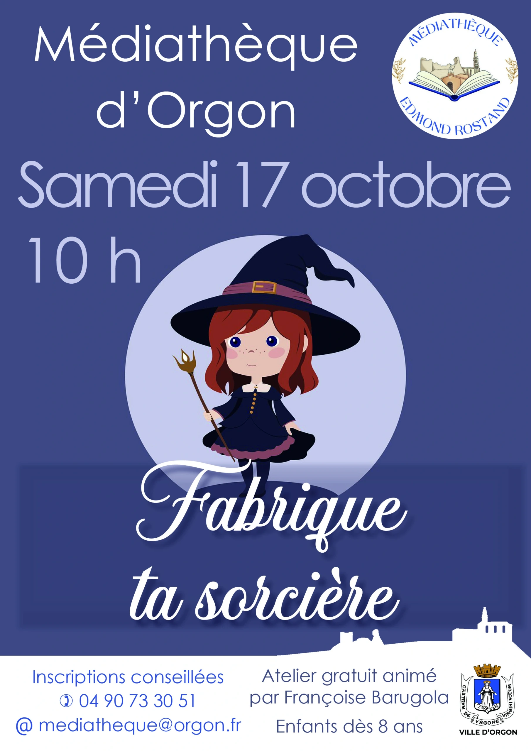 Atelier "Fabrique ta sorcière"