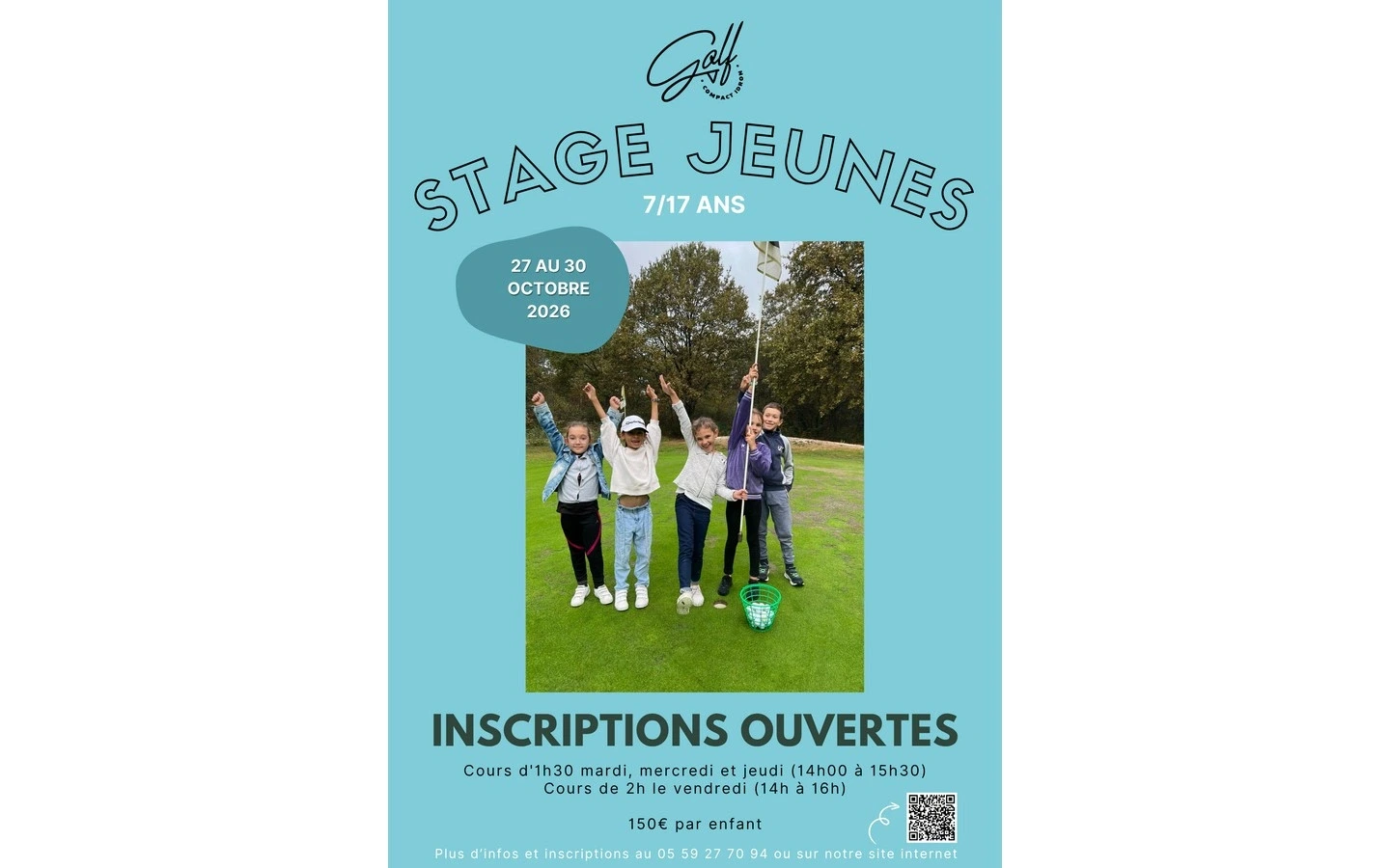 Stages jeunes golf
