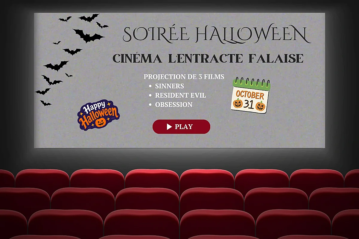 Soirée d'Halloween au cinéma l'Entracte