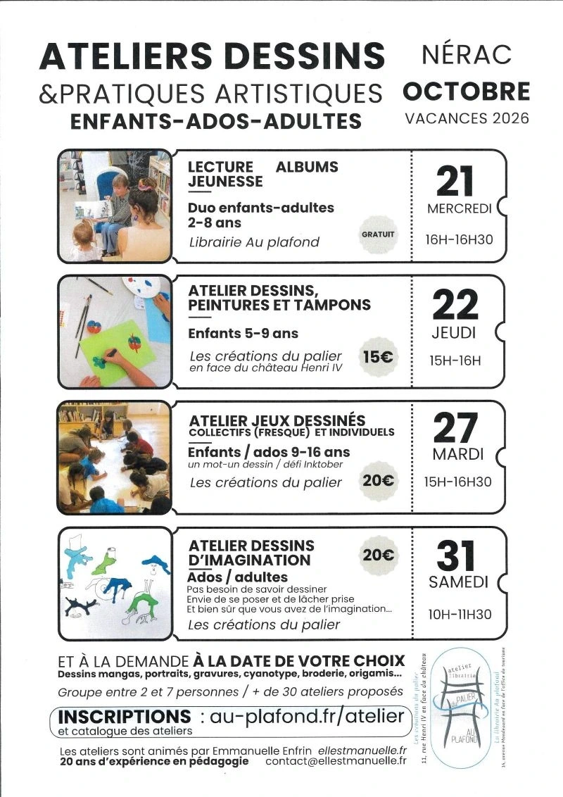 Atelier dessins d'imagination
