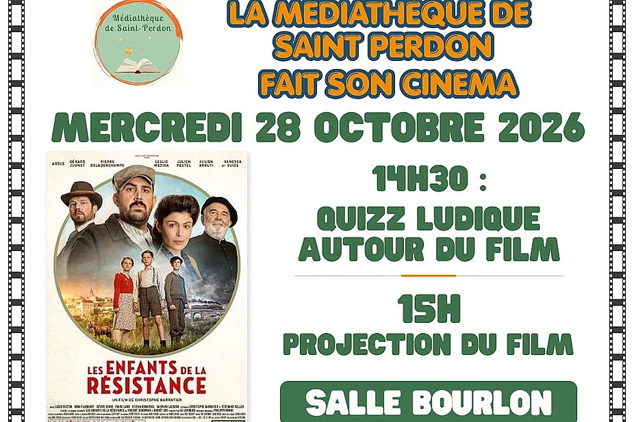 La médiathèque de St Perdon fait son cinéma