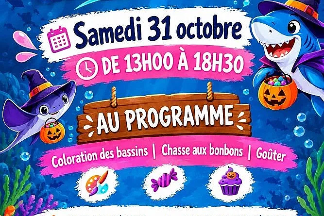 Halloween au centre aquatique Océalis