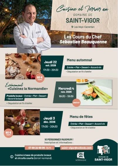 Atelier "Cuisine et Terroir", menu automnal