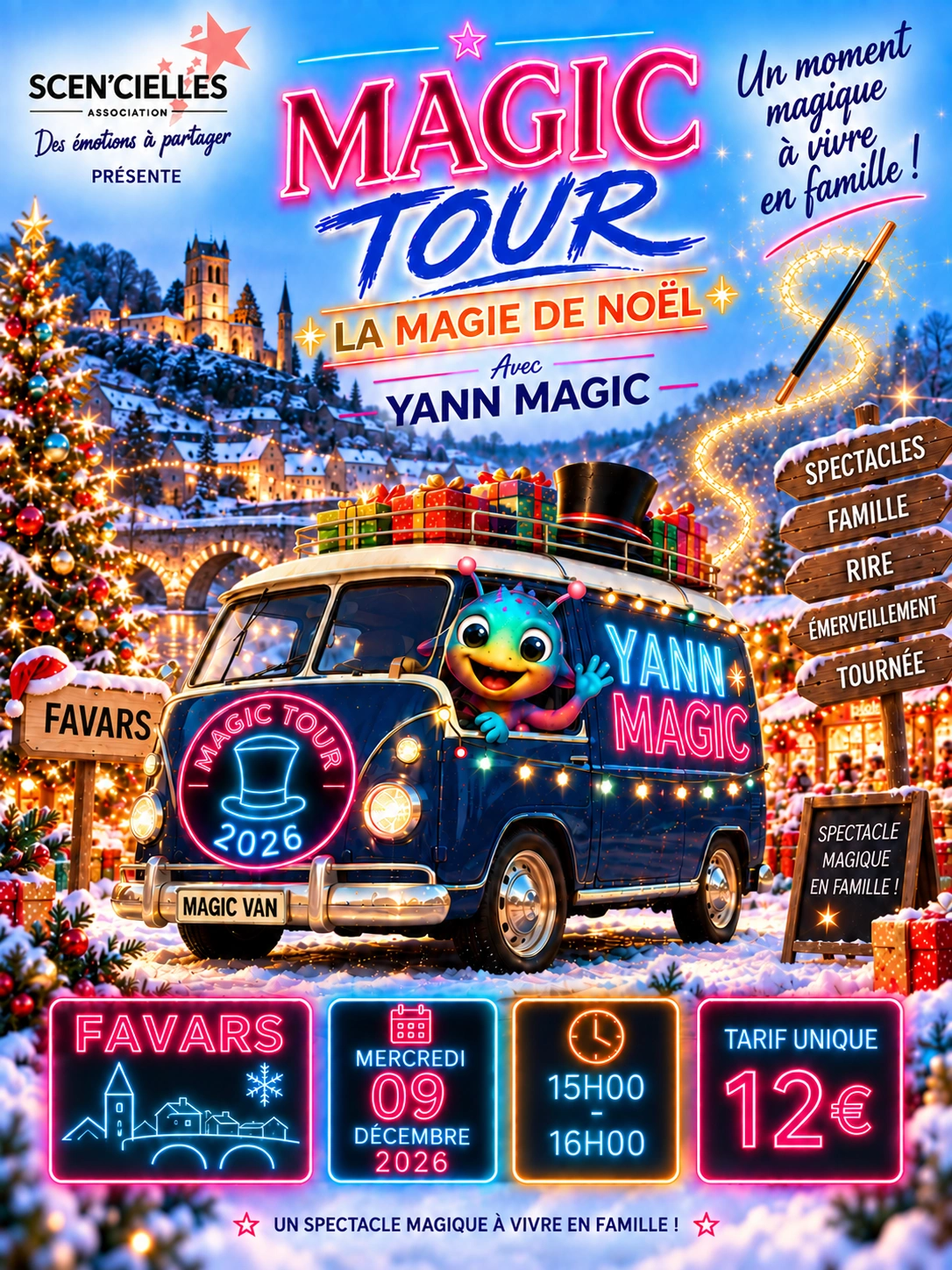 Magic Tour 2026 : La magie de Noël avec Yann Magic