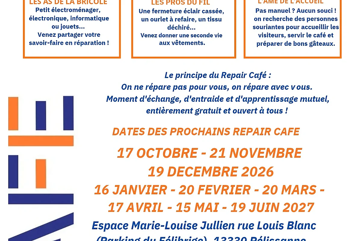 Repair café de Pélissanne