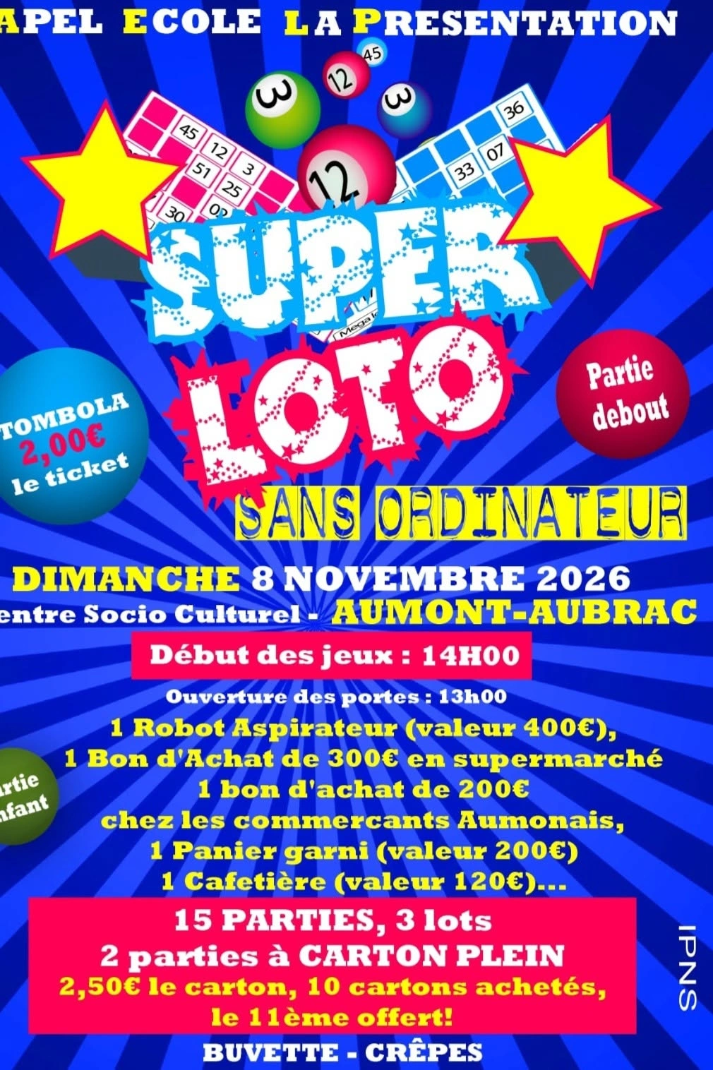 SUPER LOTO SANS ORDINATEUR
