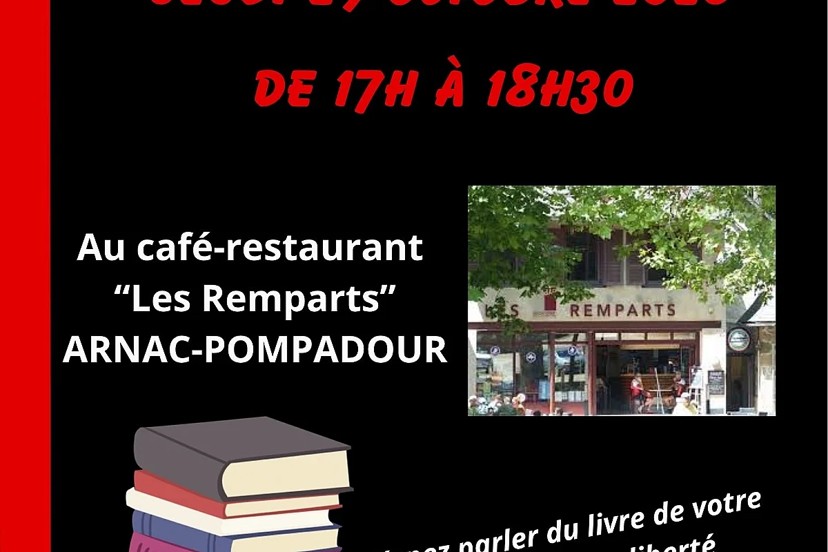 Cercle de lecture à la brasserie Les Remparts