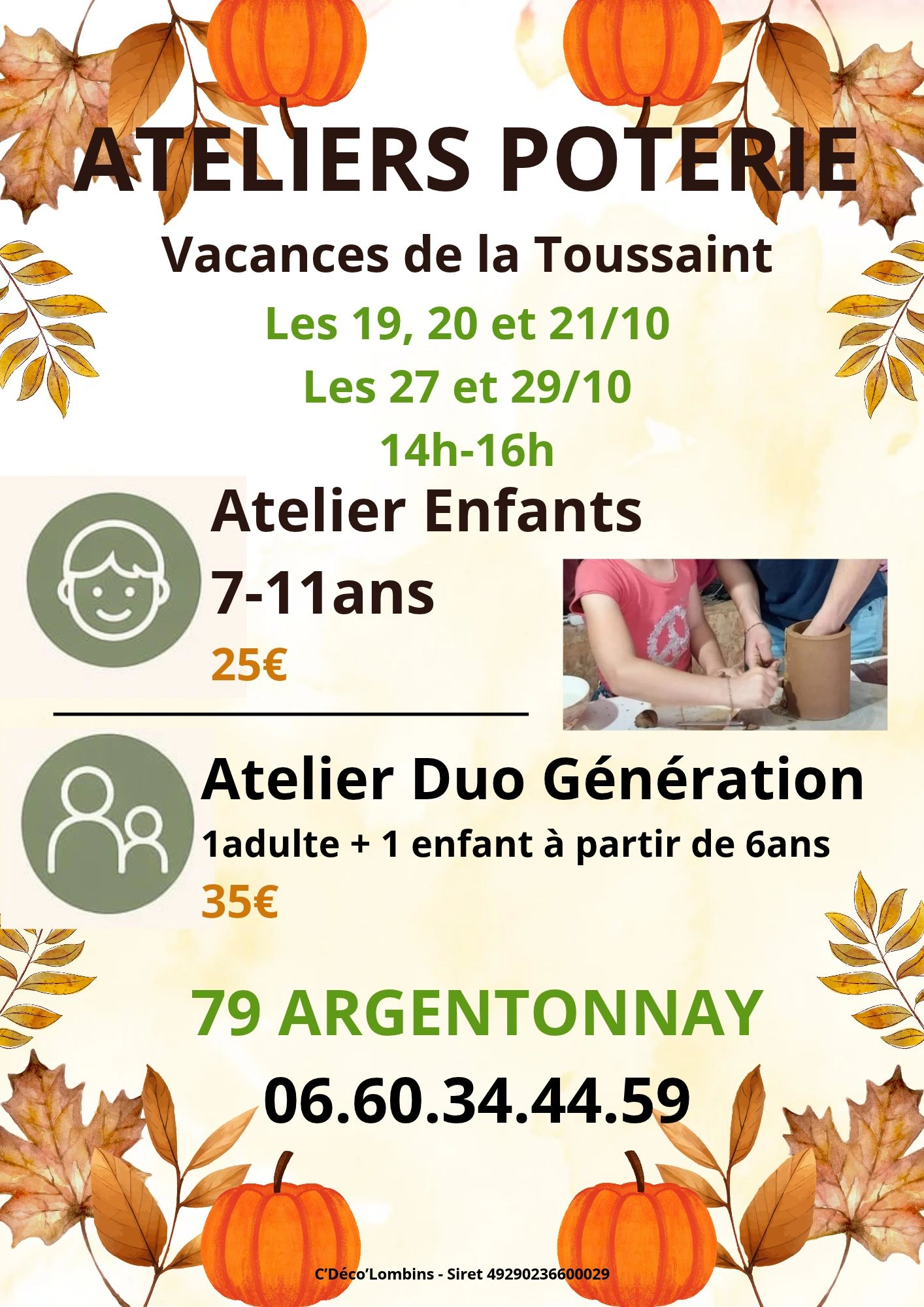 Atelier poterie