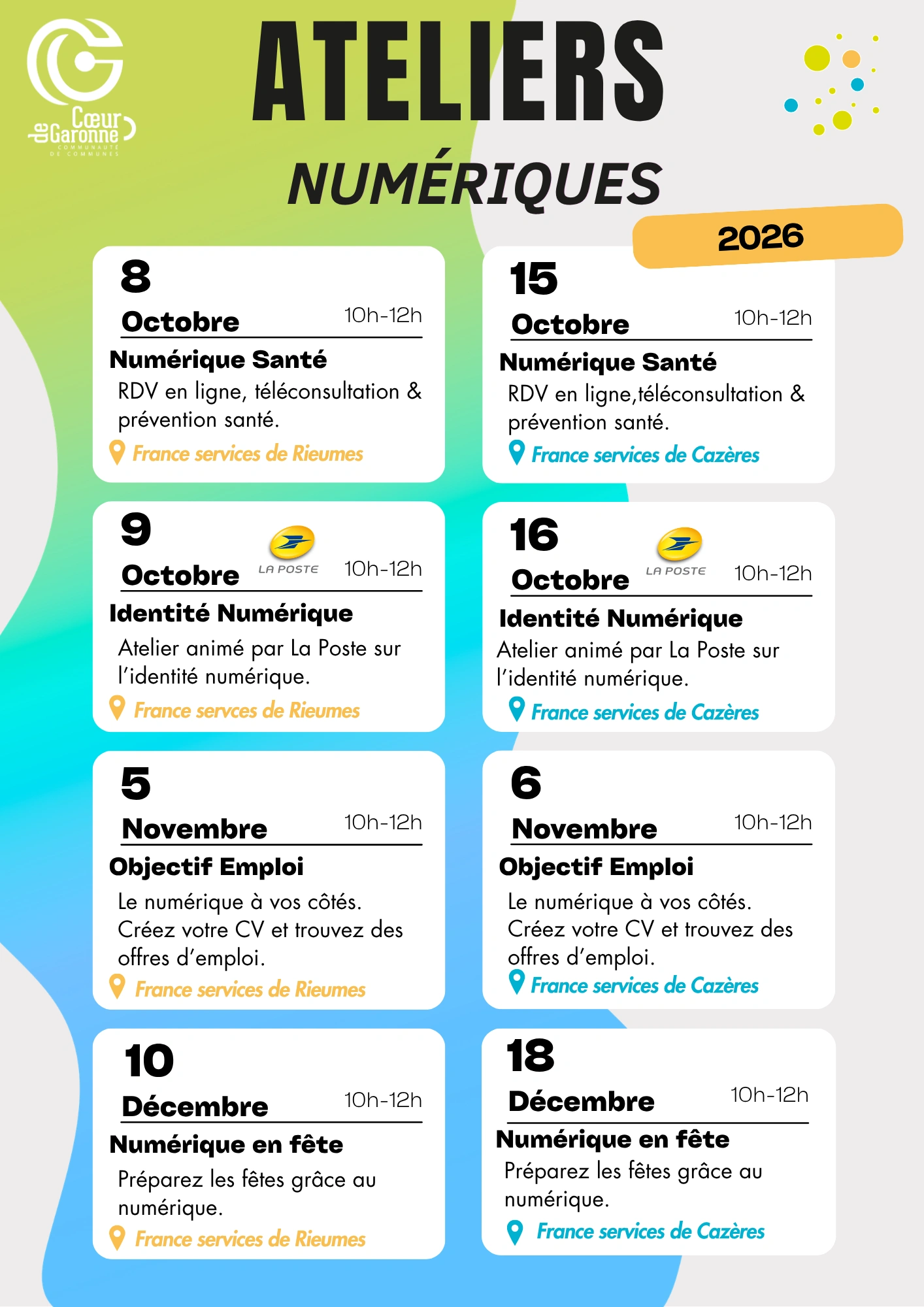 ATELIERS NUMÉRIQUES