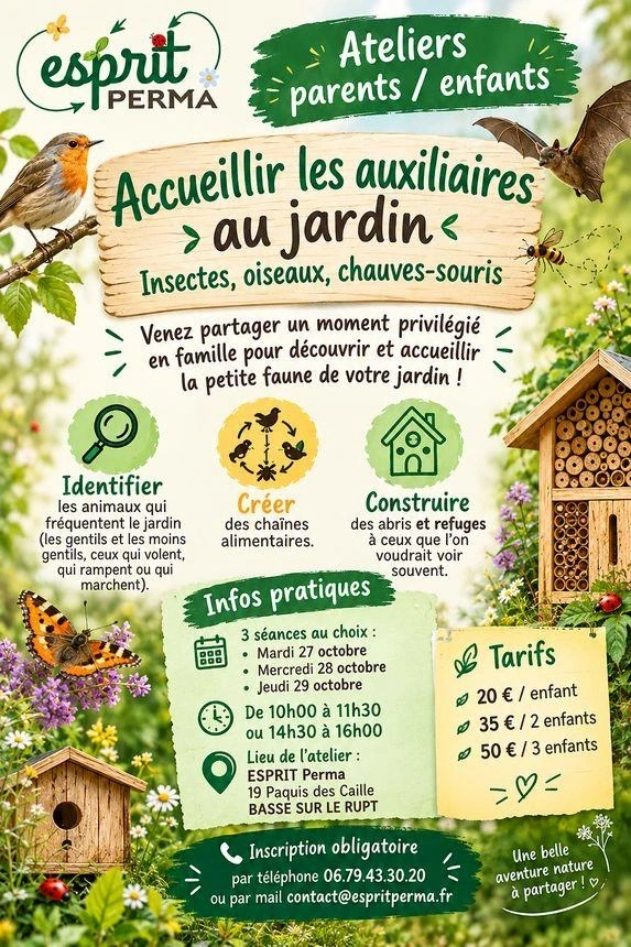 Atelier nature & jardin pour enfants