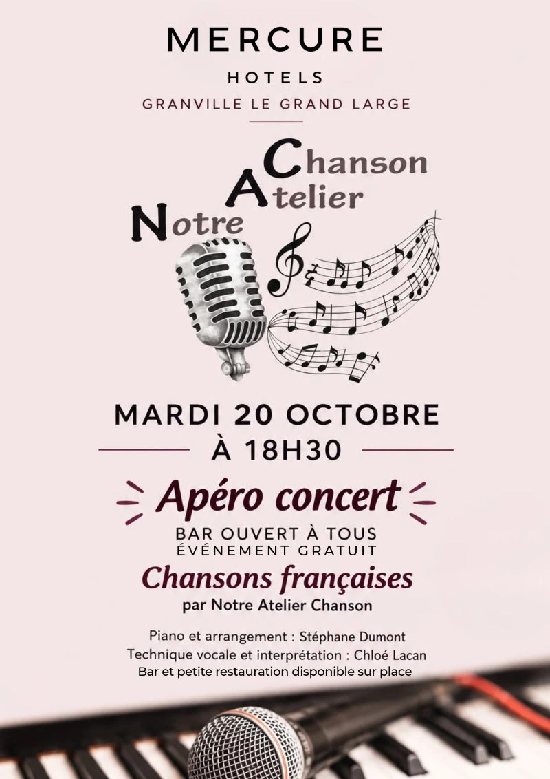 Apéro-concert avec : Notre Atelier Chanson