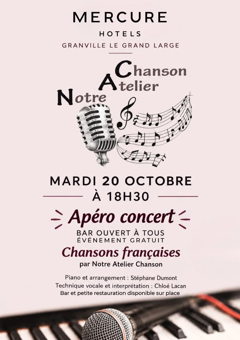 Apéro-concert avec : Notre Atelier Chanson