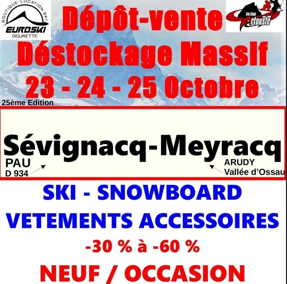 Dépôt Vente - Déstockage Massif - Ski Snowboard Vêtements Accessoires