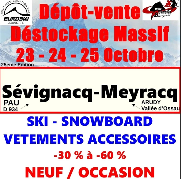 Dépôt Vente - Déstockage Massif - Ski Snowboard Vêtements Accessoires