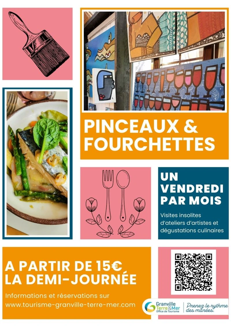 Visites insolites : Pinceaux et Fourchettes