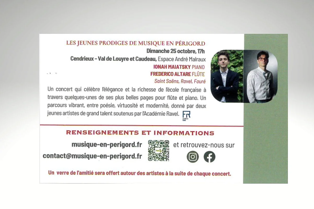 Concert piano flûte
