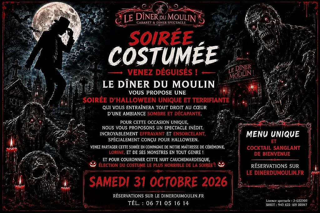 Soirée costumée du Diner du Moulin