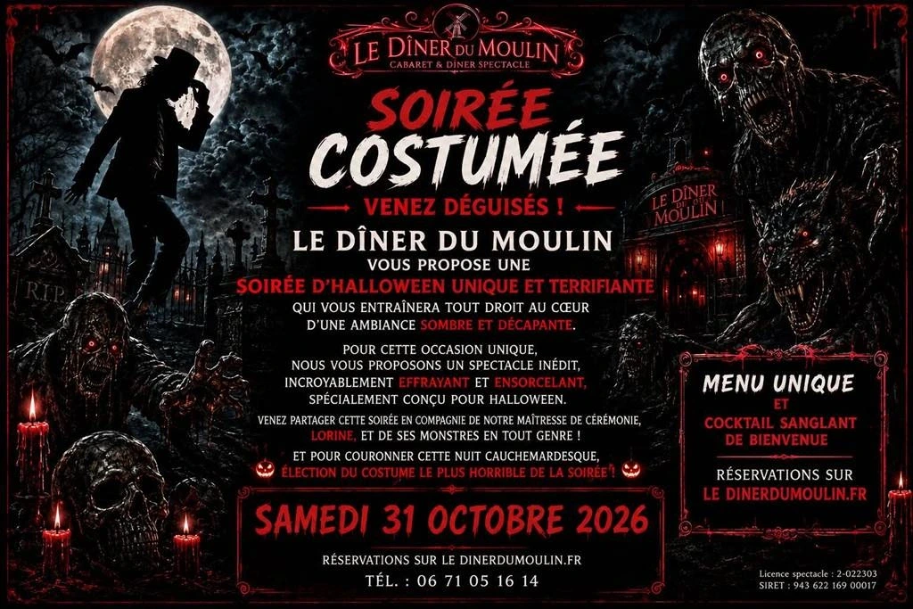 Soirée costumée du Diner du Moulin