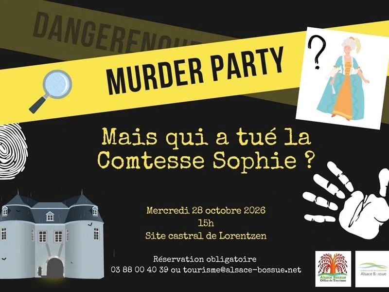 MURDER PARTY : Mais qui a tué la Comtesse du château de Lorentzen ?