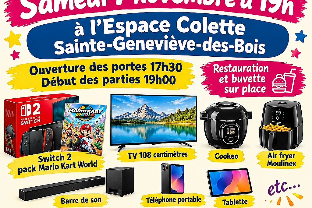 Loto du Comité des fêtes de Montbouy