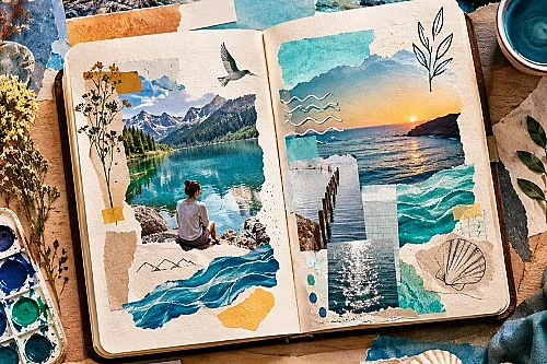Atelier créatif "carnet de voyage sensoriel"
