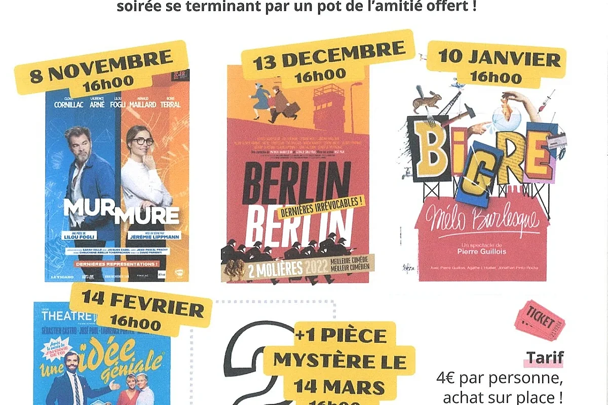 Saison théâtrale au Café associatif