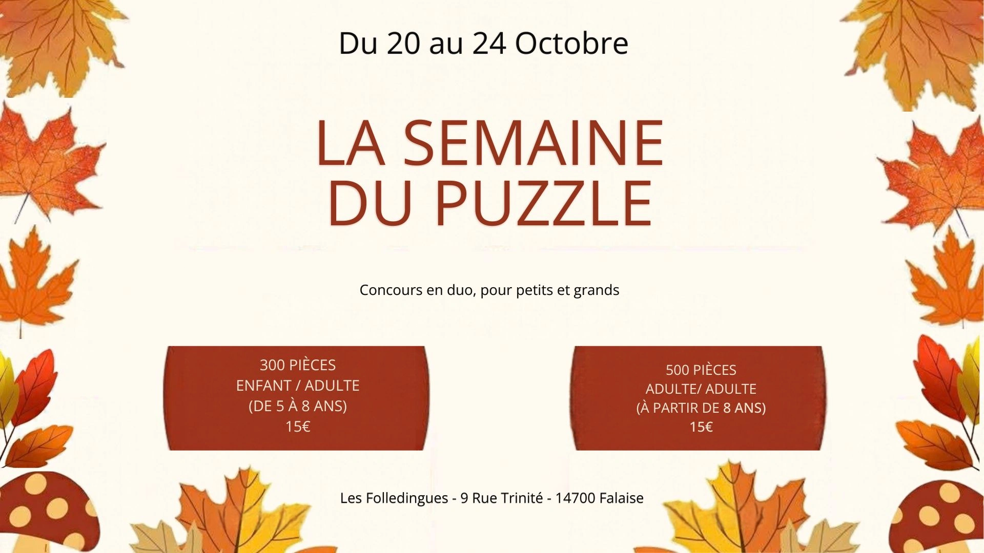 La semaine du puzzle