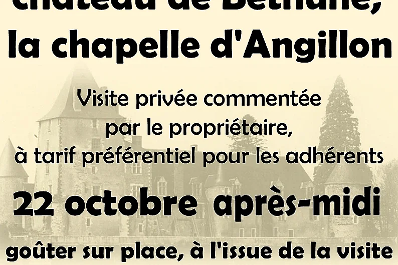 Les Jeudis de la Grand'Cour : Visite du château de Béthune