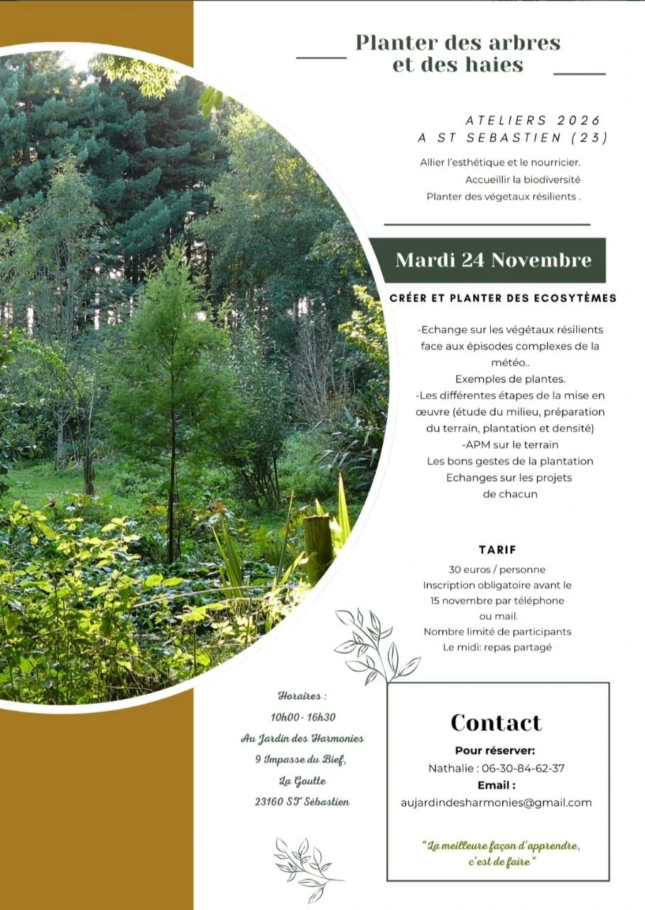 Atelier - Planter des arbres et des haies