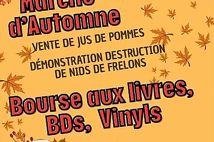 Marché d'automne et bourse aux livres