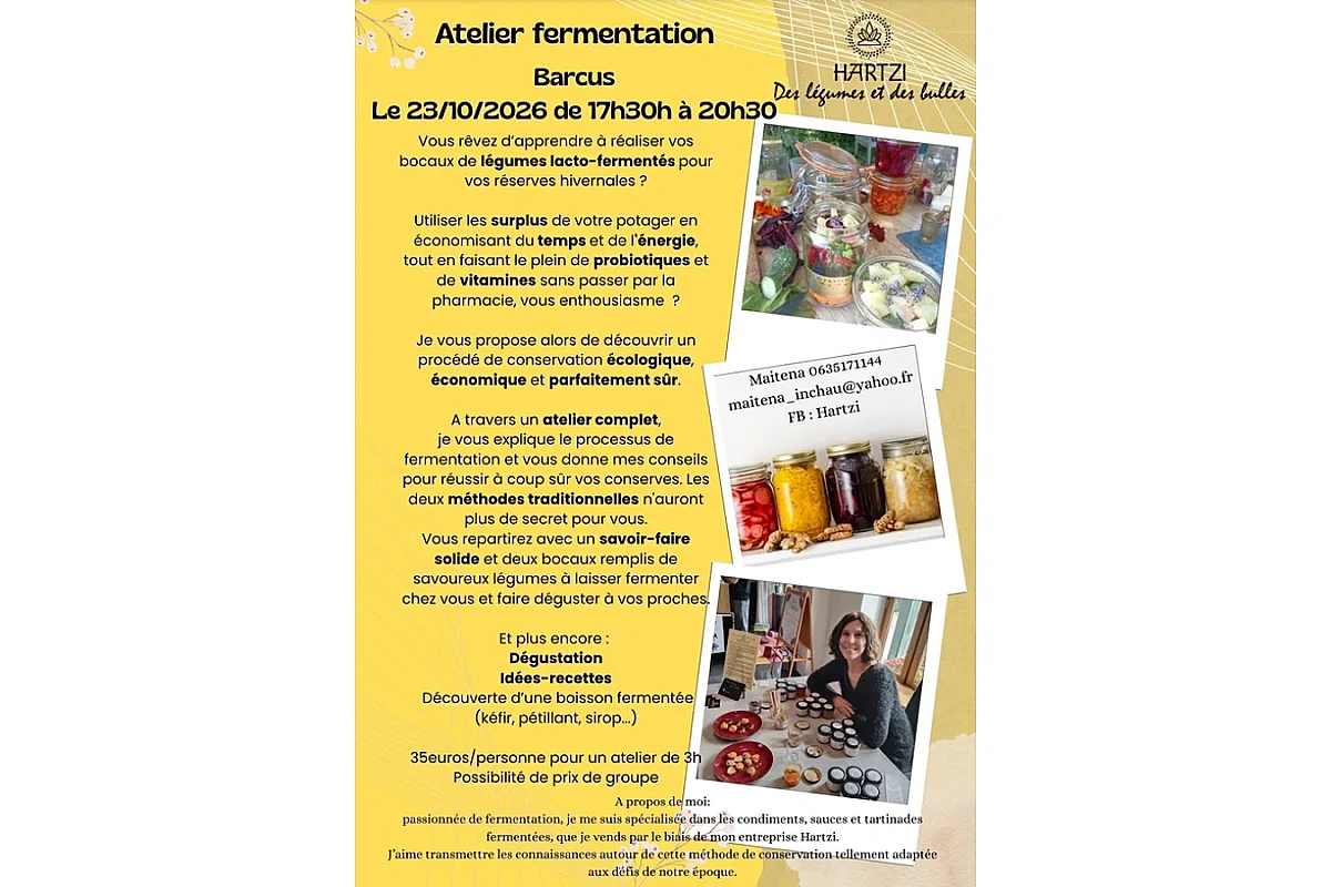 Atelier fermentation