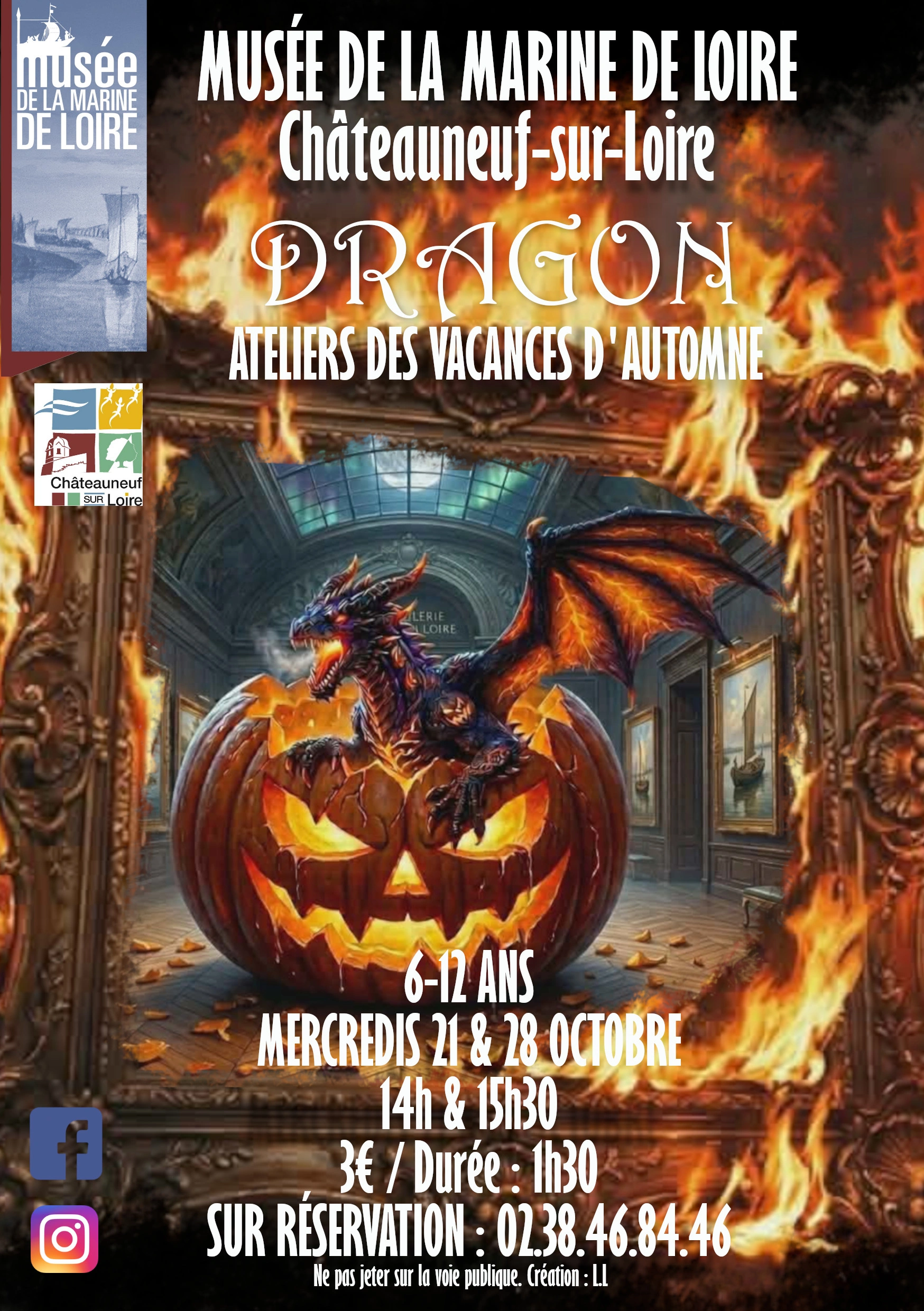 Atelier des vacances d'automne : "Dragons!"