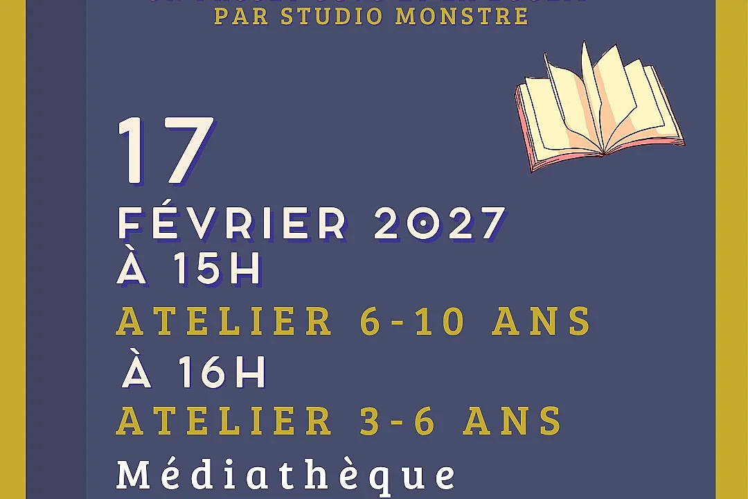 Mon livre : un parcours entre ateliers et spectacle pour les 3-10 ans