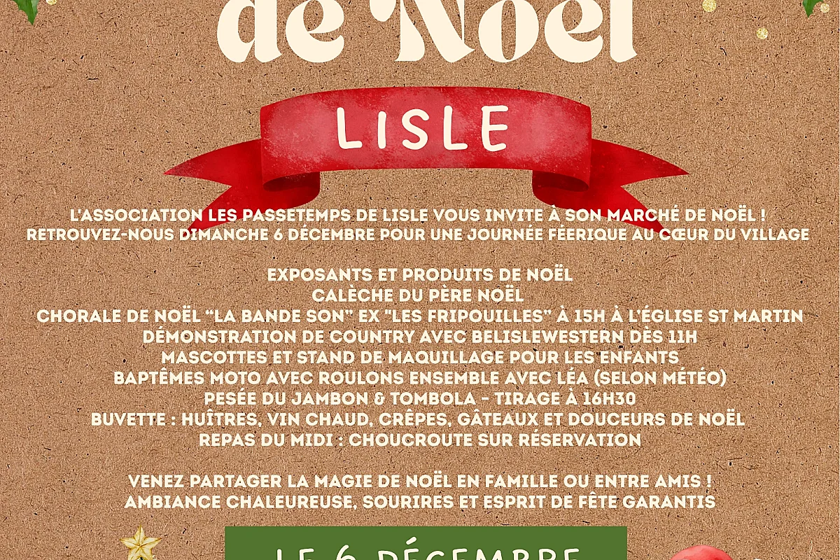 Marché de Noël de Lisle