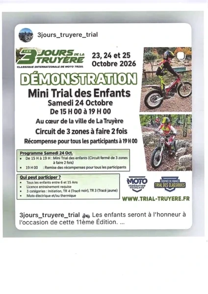 Mini Trial des enfants des 3 jours de la Truyère