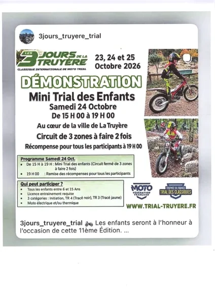 Mini Trial des enfants des 3 jours de la Truyère