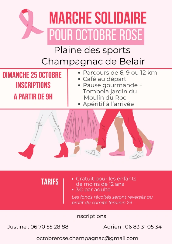 Marche solidaire Octobre Rose