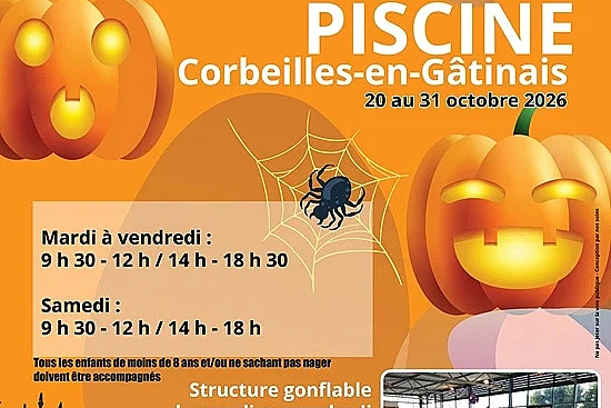 Piscine Corbeilles - Ouverture ouverture Toussaint