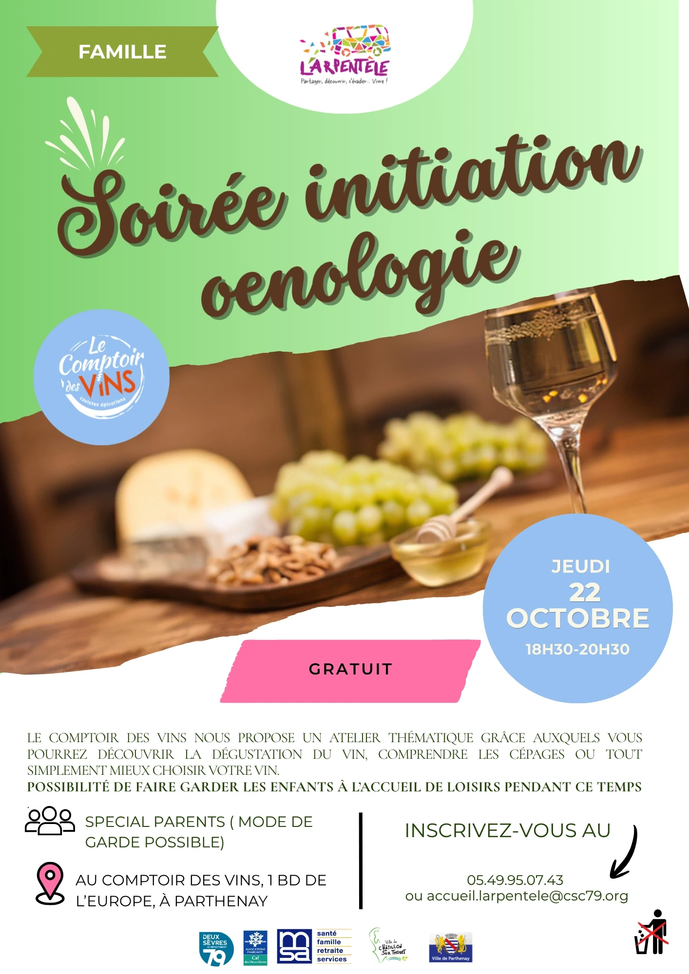 Soirée initiation oenologie