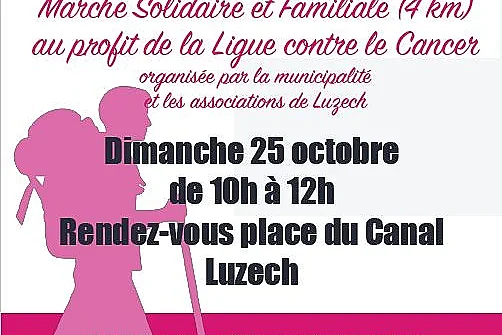 Octobre rose : marche solidaire à Luzech
