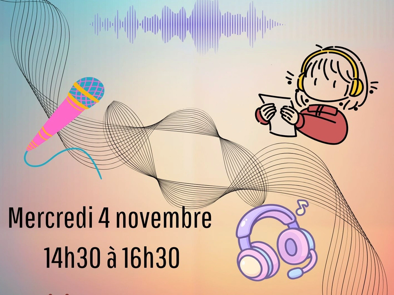 Atelier enfants : création d'une fiction sonore