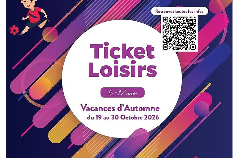 Ticket Loisirs Vacances Automne 2026